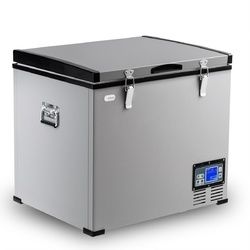 63-Quart Portable Electric Car Cooler Refrigerator Freezer