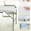 Fish Cleaning Table with 2 Sinks and 360¬∞ Rotatable Fauce